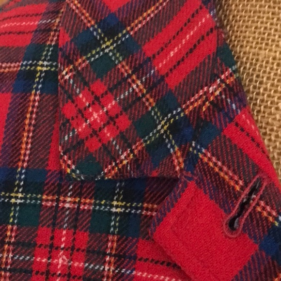 Ladies Wool Jacket with Peter Pan Collar and Hand Embroidered Heart Patch. - Picture 4 of 6